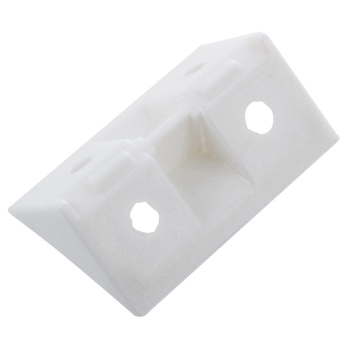 Furniture Cabinet Fastener Corner Braces Angle Brackets White 10pcs 2
