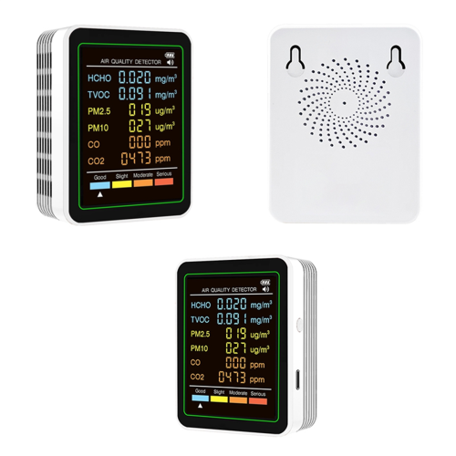 6 in 1 Air Quality Monitor Multifunctional Automatic Display A 1