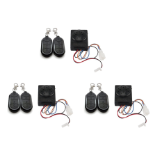 Alarm System Dual Remote Control 36V 48V 60V 72V for Electric Bicycle