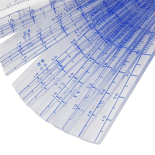 Plastic Feeler Gauge 0.05mm to 3mm Metric -Measuring Tool 21 Leaf 1