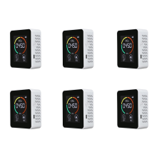 Temperature & Humidity Meter, Air Quality Monitor, CO2 Detector, A