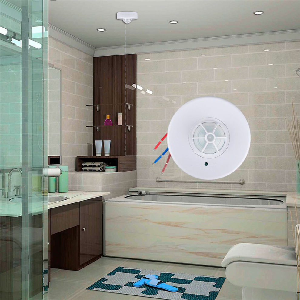3 Detectors 360 Degree Pir Movement Sensor 110-240V For Bathroom 4711191777904