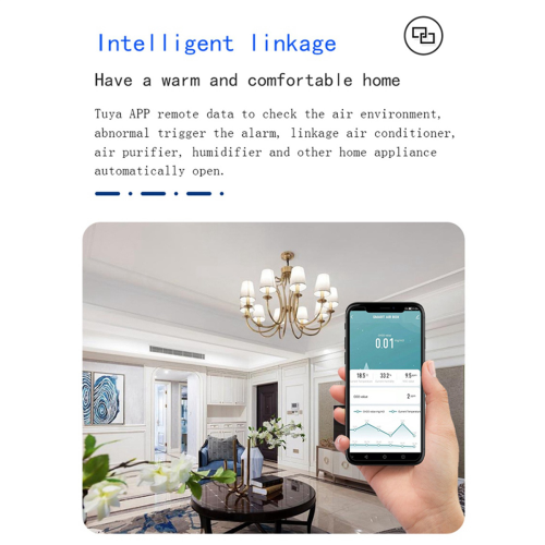 Zigbee/Tuya WIFI Smart Air Box Carbon Dioxide Detector CO2 Gas Sensor 2
