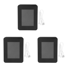 6 in 1 PM2.5 PM10 HCHO TVOC CO CO2 Air Quality Detector,Black