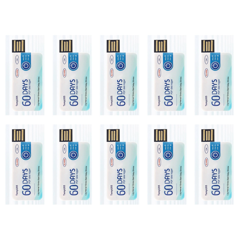 TempU05 Temperature Data Logger 60 Days Temperature Analyzer
