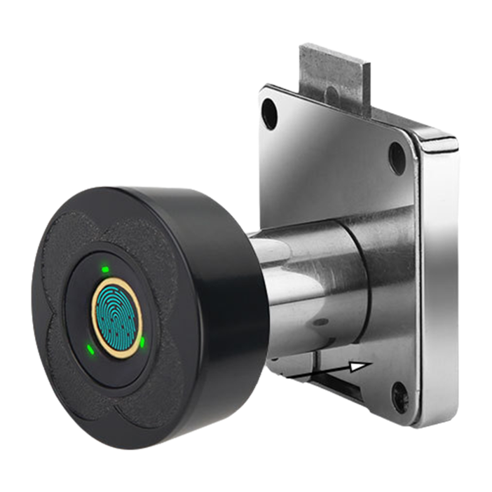 Fingerprint Lock No Punching Biometric Electronic Door Lock Black 4711191781826