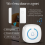 Split Type Door and Window Sensor Door Magnet Sensor EU White 3