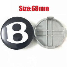 (4pcs black)68mm Car Wheel Center Hup Caps Cover For Bentley Flying Spur 2009-2017 Car Accessories Accessories