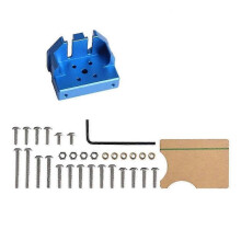 Multi-Mount All Metal Mount for V6 Volcano Hotend Dragon Extruder Bracket for 3 5 -10 Series 3D--Blue