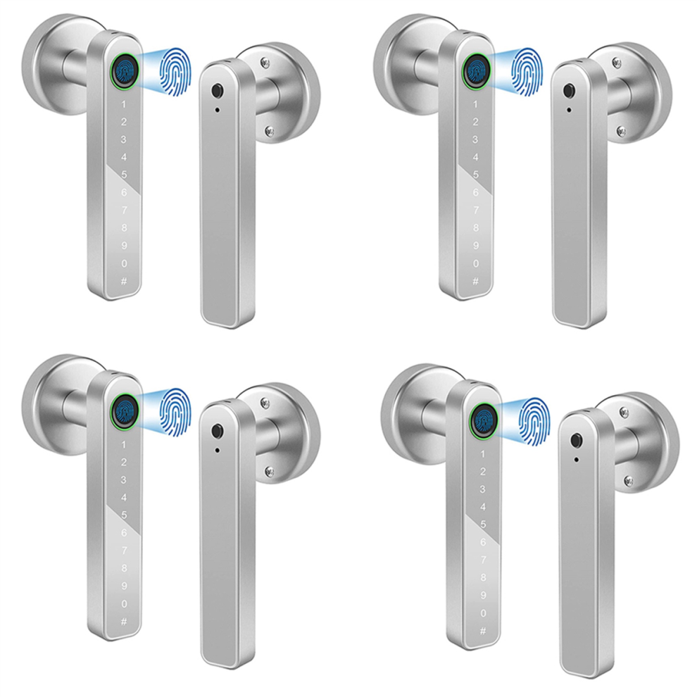 Smart Door Lock, Fingerprint Door Lock With Tuya App Wifi Control 4711191783004