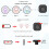 Biometric Fingerprint Lock Black Keyless Cabinet Lock 6