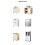 Tuya APP Smart Fingerprint Cabinet Drawer Black L20mm 2