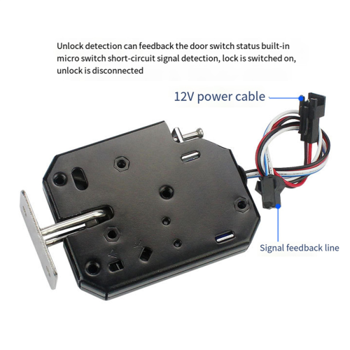 12V 1.5A Electronic Lock Latch Release Electromagnetic Control 1