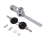 Display Case Lock Sliding Glass Door Ratchet Lock with 2 Keys 2