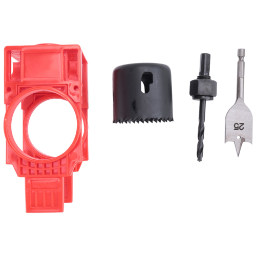 Door Lock Installation Kit,for Deadbolts Locksets with Guide Template 2