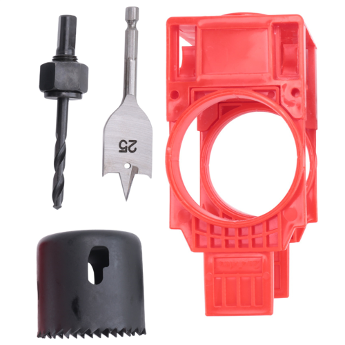 Door Lock Installation Kit,for Deadbolts Locksets with Guide Template 1