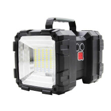 Rechargeable Flashlight, 1200Lm Portable Handheld Spotlight Searchlight with 7 Light Modes, Black, 1Pcs