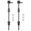 Heavy Duty Gate Latche Portable Cane Bolt Door Latch 1