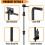 Heavy Duty Gate Latche Portable Cane Bolt Door Latch 2