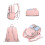 School Bag, Junior High School Students Backpack Trend Backpack Small Purple And Pink 2