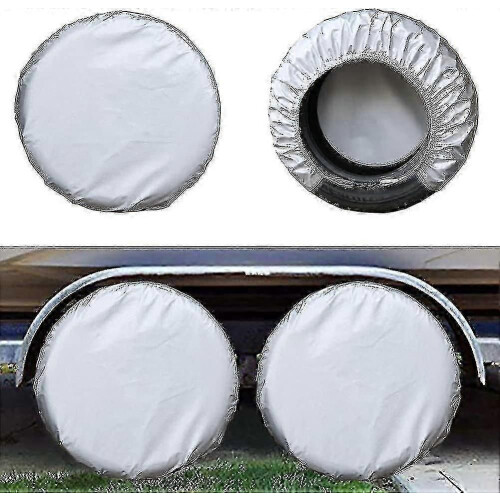 Lot De 4 Housses De Pneu Pour Roue De Caping-Car