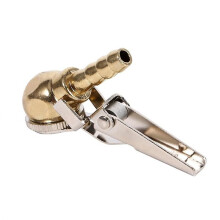 (Gold)Clip-On Tire Air Chuck Inflator With Valve Stem For Car Tire Repair Tools