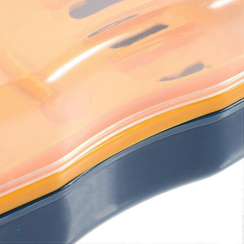 Compartment Soap Box Large-Capacity Soap Storage Holder Bathroom Soap Box with Lid 1