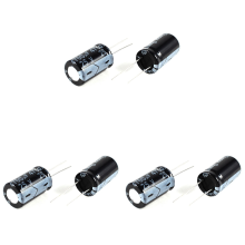2 Pcs 4700uF 25V 105C Radial Electrolytic Capacitors Black 26x16mm