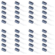 10 x 220uF 35V 105C Radial Electrolytic Capacitor 8x12mm