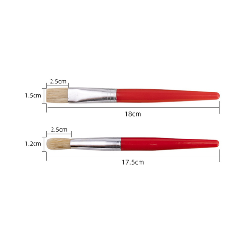 Paint Brushes for Kids, 22 Pcs Round and Flat Paint Brush Set 1