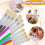 Paint Brushes for Kids, 22 Pcs Round and Flat Paint Brush Set 3