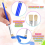 Paint Brushes for Kids, 22 Pcs Round and Flat Paint Brush Set 4
