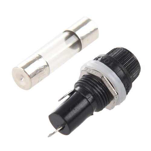 10 Pcs Electrical Panel Mounted 5 X 20Mm Fuse Holder 2