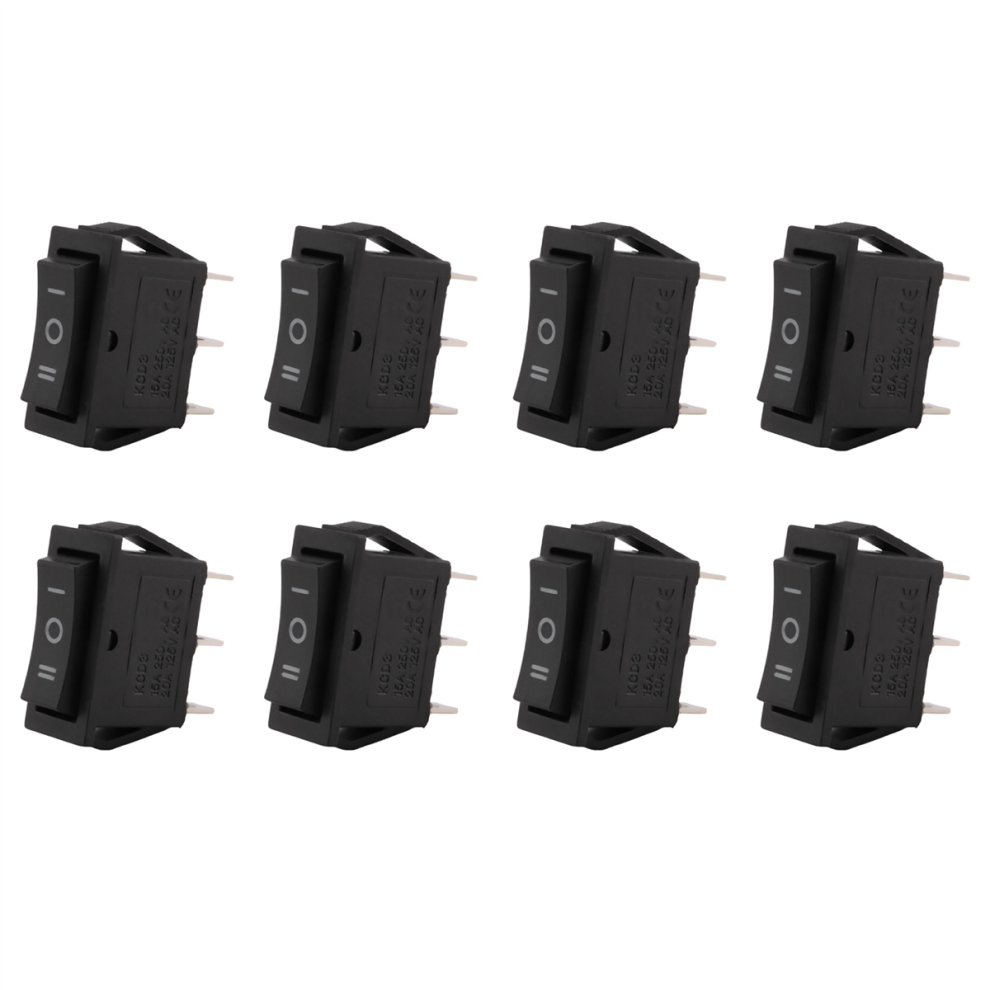 Ac15a/250V 20A/125V 3Pin Spdt On-Off-On 3 Position Snap Rocker Switch 4711191791559
