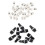 10 Pcs Electrical Panel Mounted 5 X 20Mm Fuse Holder 1