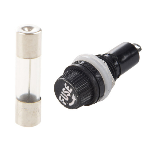 10 Pcs Electrical Panel Mounted 5 X 20Mm Fuse Holder 1