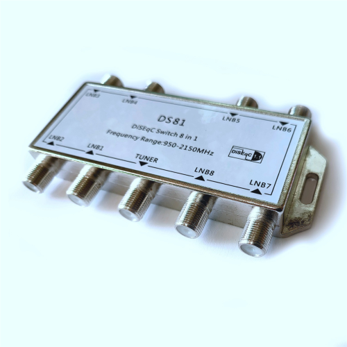 DS81 8 in one Satellite Signal DiSEqC Switch LNB Receiver Multiswitch 2