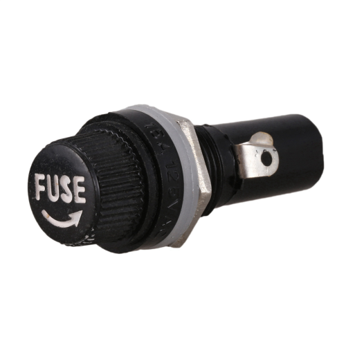 5 Pcs AC 125V 15A 6 x 30mm Panel Mount Fuse Holder 1