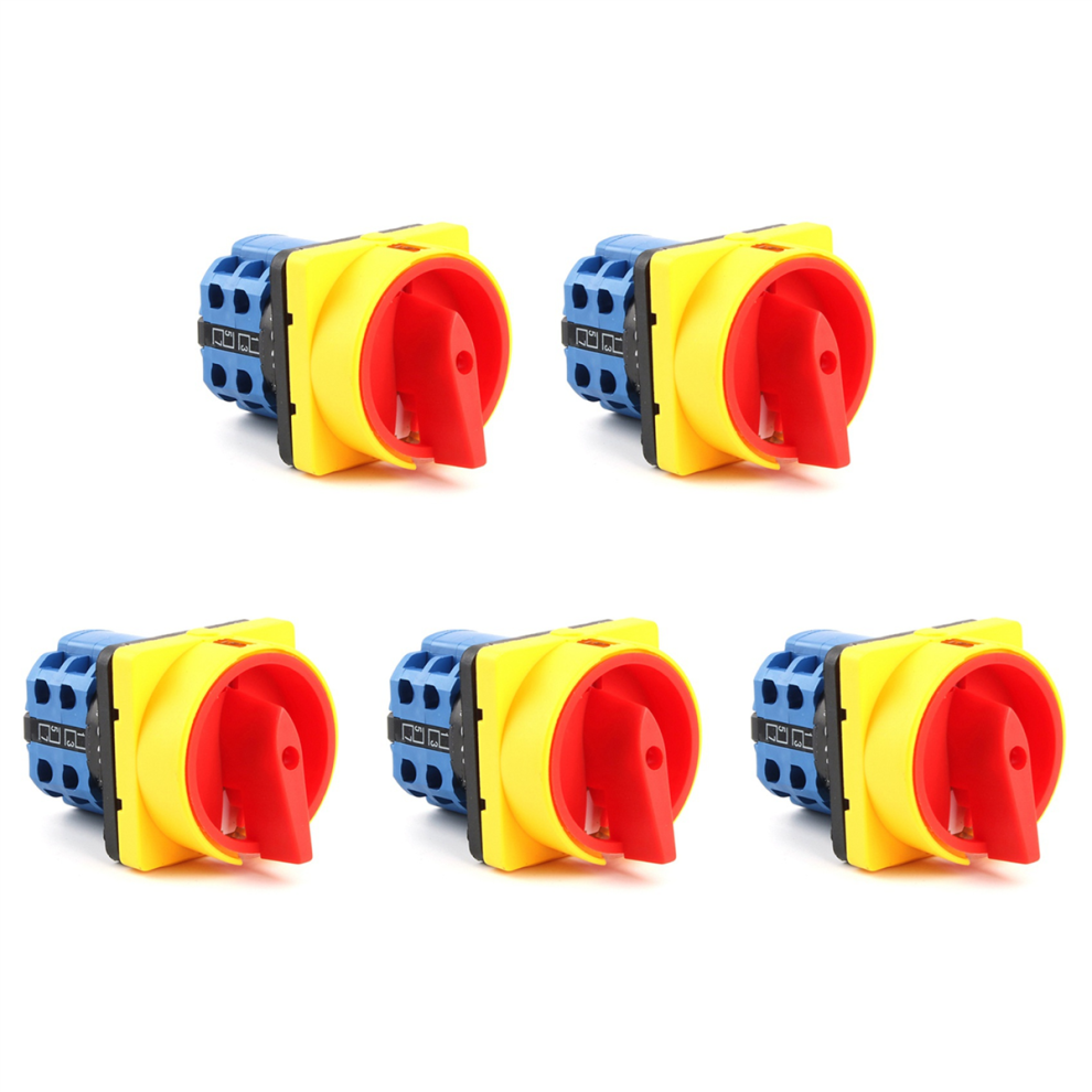 20A Off-On 4Poles Isolator Switches 48X48mm Padlock Rotary Cam Switch 4711191790118