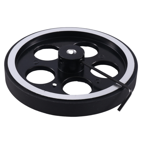 300Mmx6Mm Industrial Aluminum Rubber Measuring Encoder Meter Wheel 2
