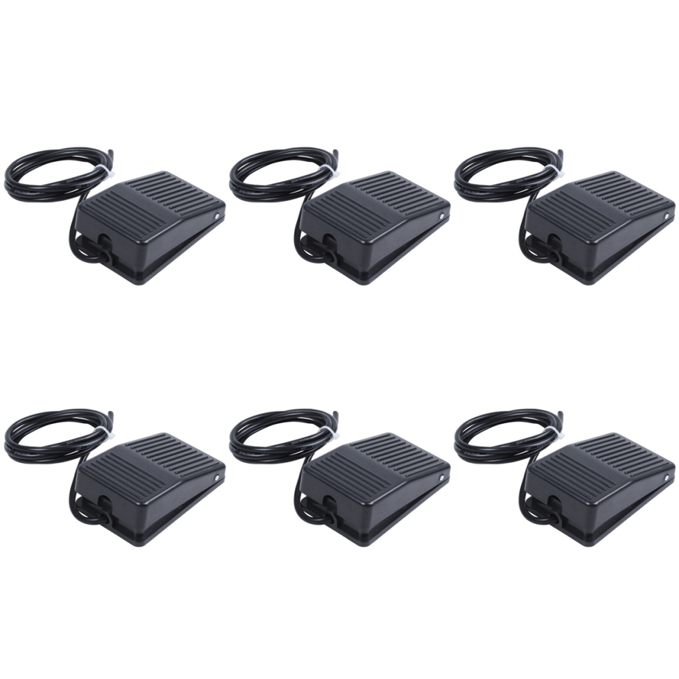 Ac250v 10A Spdt No Nc Plastic Momentary Power Foot Pedal Switch Black 4711191791566