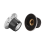4 x Potentiometer Pot Metall Knopf mit 0-9 Drehscheibe 2