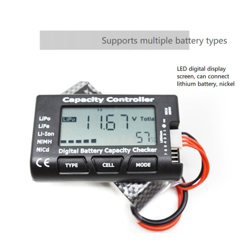 Battery Balancer Capacity Controller Tester -7 LiPo LiFe Li-Fe Li-Ion 1