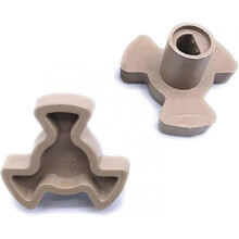 0.59 Inch Microwave Shaft, Small Microwave Roller Guide Support Coupler Tray Shaft, Glass Tray Drive Coupler Replacement