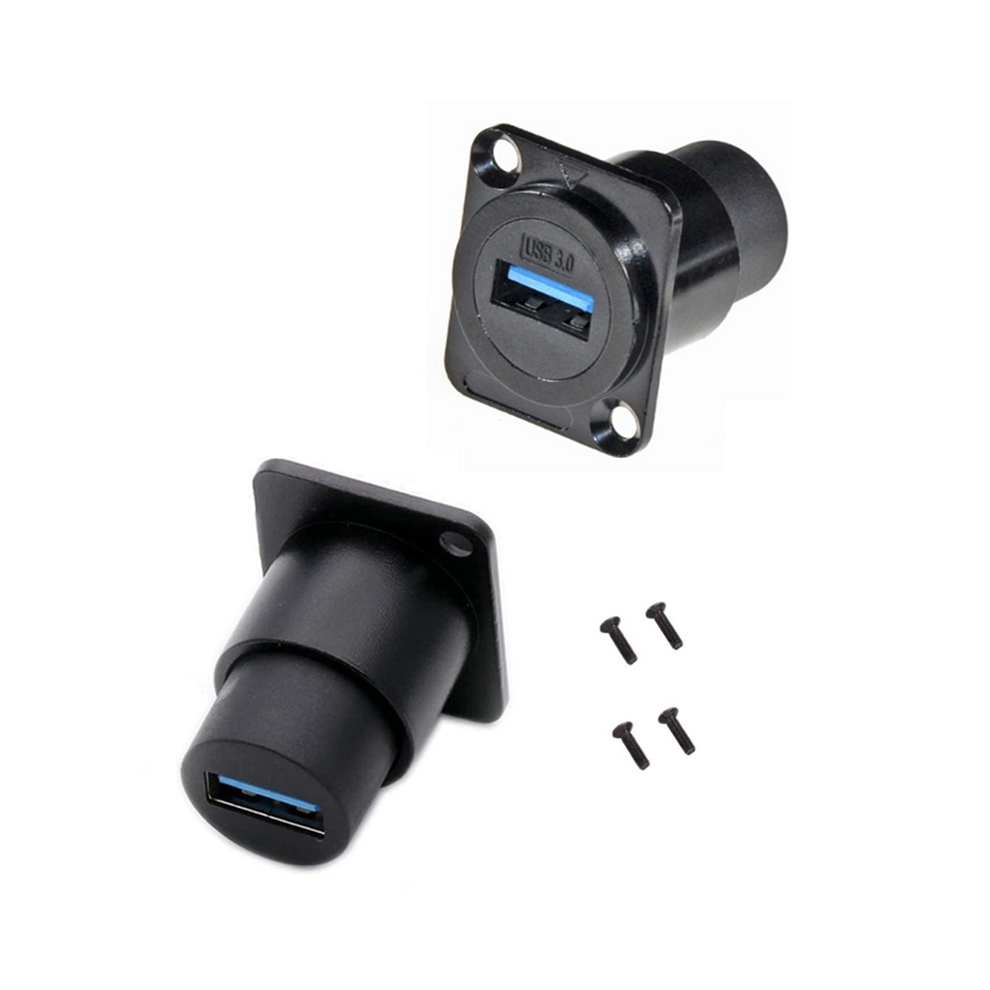 2Pcs D Type Metal Usb3.0 Socket Female To Female Usb 3.0 Connector 4711191796639