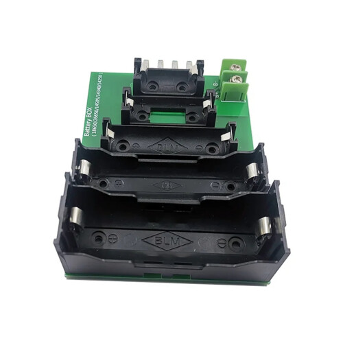 Battery Tester Case 4 & 2-Wire Terminal 18650 26650 14505 2
