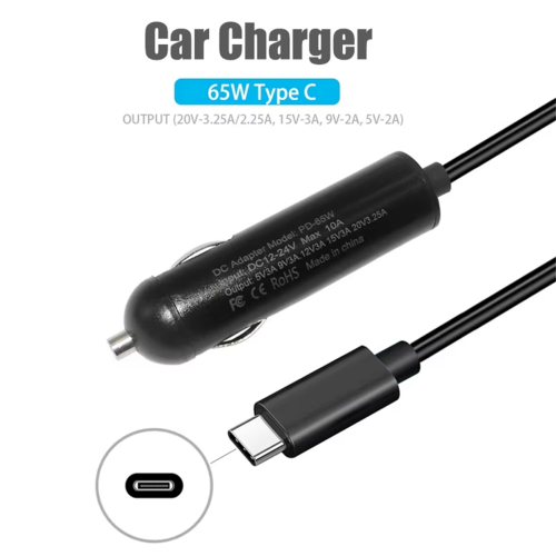 20V 65W Universal Car Charger Type C Car Charger Adapter 1