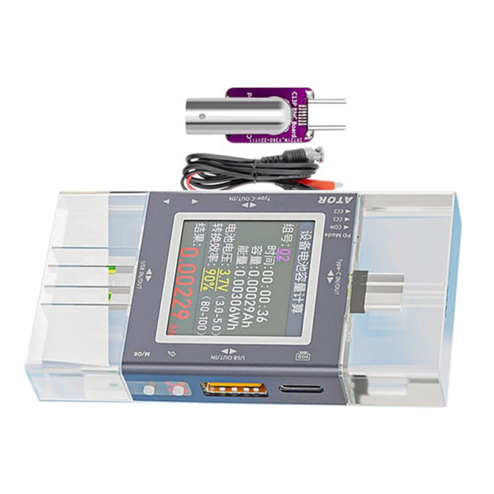 Usb/Typec Tester Digital Display Voltage Current Monitor Power Meter 4711191795878