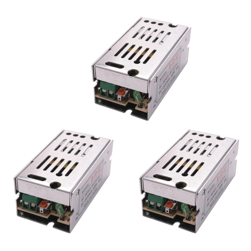 Voltage Transformer Power Supply Ac 110/220V To Dc 12V 1A Silver 4711191795915