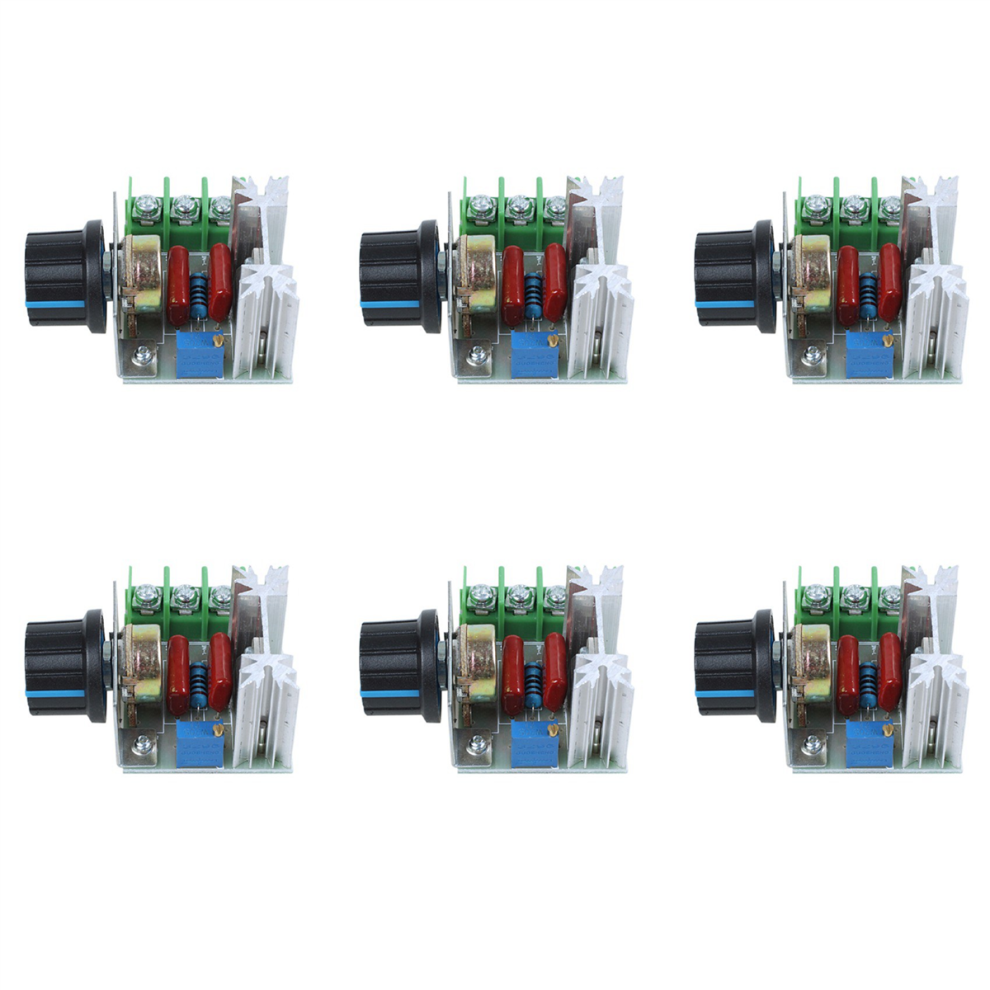 Regulateur Voltage Controleur Vitesse Dimmer Scr 2000W Ac 220V 4711191795724
